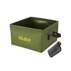 Tumecos 多機能 収納コンテナ バケツ ツールボックス アウトドア キャンプ 桶 バケット 自立式 フィッシング バケット 折りたたみ 釣り 収