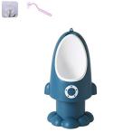 YUMOA おまる 便器トイレトレーニング 小便器 吸盤式 取り外し可能 取り付け簡単 男の子用 (Blue(青))