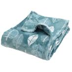 me Lee Night мягкий легкий и гладкий фланель новый ma year одеяло [ leaf ] голубой одиночный примерно 140×200cm круг мытье легкий скорость . чистый 