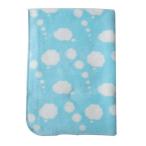 nordic+japan.. шерсть тканый нежный хлопок одеяло (70×100cm) овца * голубой [ сделано в Японии ]