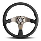 正規品 MOMO モモ ステアリング TUNER チューナー ダークグレー 35パイ T-12