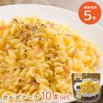 10食セット｜5年保存 マジックパスタ カルボナーラ もちもち食感 ショートパスタ サタケ 美味しい 非常食