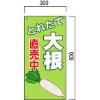 大根、新鮮野菜の販売促進看板　600×300mm