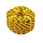 トラロープ　＃12（おおよそ直径12mm）　長さ　100m巻き　5巻セット　標識ロープ