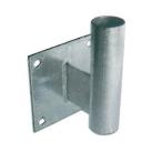 カーブミラー　壁面取付金具　L型壁用金具　支柱部分　直径48.6mm ナック・ケイ・エス