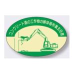 ヘルメット用ステッカー コンクリート造の工作物の解体等作業主任者【送料300円 ゆうパケット対応】作業主任者用 827