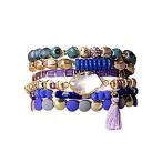 ［新品］Erimish Royal Sapphire Bracelet Stack - Fashion Jewelry