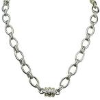 ［新品］Kirks Folly Sassy Chain Link Magnetic Interchangeable Necklace silvertone