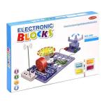 電子回路を作ろう！ ELECTRONIC BLOCK　電気や電子回路を楽しく学ぶ知育玩具 小学生 理科 電気 実験 日本語学習ガイド付き (300)