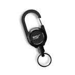 【ROOT CO.】マグネット内蔵カラビナリール GRAVITY MAG REEL LITE (ブラック/マット)