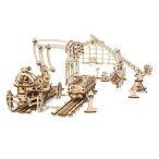 Ugears ユーギアーズ 合板レール マニピュレーター メカニカルタウンシリーズ コレクタブルメカニカルモデル