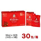 母の日 栄養ドリンク 高麗人参 正官庄 紅蔘元 ホンサムウォン 50ml x 30包 パウチ 朝鮮人参 コストコ