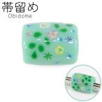 帯留め-35-とんぼ玉手描きヒスイ...