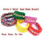 Yahoo! Yahoo!ショッピング(ヤフー ショッピング)三つ編み コットン チェーン カラフル ブレスレット  ハンドメイド アクセサリー  3-5701