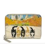 ショッピングマンハッタナーズ マンハッタナーズ 財布 Manhattaner's トップパース ラウンド型コインケース 「アンパイアロックを闊歩する」 ライトベージュ 本革