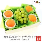 ショッピングシャインマスカット 紅まどんなとシャインマスカットのフルーツギフトセット シャインマスカット 紅まどんな （クール便）