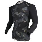 おたふく手袋　BTアウトラスト　ロングスリーブ　クルーネックシャツ　JW-540　カモフラ×ブラック　3Lサイズ