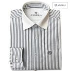 シャツ長袖 クレリック アンジェロ ANGELO 日本製 春夏新作 30代 40代 50代 60代メンズファッション 41-1002-04-49