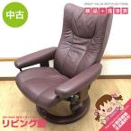 [ б/у ] eko -nes наклонный стул оттенок коричневого EKORNES -тактный отсутствует отсутствует стул персональный стул кожа чай вращение стул стул 1 местный . диван 