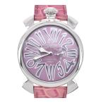 Yahoo! Yahoo!ショッピング(ヤフー ショッピング)△ ☆良品【GaGa MILANO】ガガミラノ スリム 46 8054.6 SS/レザー クォーツ ユニセックス U#100703