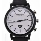 Yahoo! Yahoo!ショッピング(ヤフー ショッピング)☆美品【Emporio Armani】エンポリオ・アルマーニ ハイブリッド スマートウォッチ ART3022 クォーツ メンズ C#100845