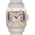 ☆良品【CARTIER】カルティエ サントス ガルベ LM SS/K18 W20011C4 クォーツ ...