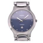 Yahoo! Yahoo!ショッピング(ヤフー ショッピング)☆良品【RADO】ラドー フローレンス 152.3730.4 青 文字盤 クォーツ メンズ C#101908