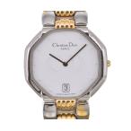 Yahoo! Yahoo!ショッピング(ヤフー ショッピング)【Christian Dior】クリスチャンディオール オクタゴン 45.204 SS/GP クォーツ メンズ C#102359