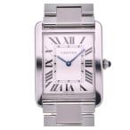 ☆美品【CARTIER】カルティエ タンクソロLM W5200014 クォーツ メンズ G#1029 ...