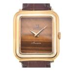 Yahoo! Yahoo!ショッピング(ヤフー ショッピング)☆良品【WALTHAM】ウォルサム マキシム GP/レザー GP20MC 手巻き メンズ J#103299