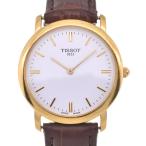 Yahoo! Yahoo!ショッピング(ヤフー ショッピング)【TISSOT】ティソ C276K GP/レザー 白文字盤 クォーツ メンズ N#104166