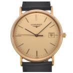 Yahoo! Yahoo!ショッピング(ヤフー ショッピング)☆良品【LONGINES】ロンジン グランドクラシック デイト GP/レザー L4.636.2 クォーツ メンズ R#104285