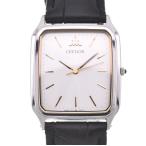 Yahoo! Yahoo!ショッピング(ヤフー ショッピング)☆良品【SEIKO】セイコー クレドール 7771-5030 SS/レザー クォーツ メンズ Q#104477