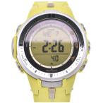 Yahoo! Yahoo!ショッピング(ヤフー ショッピング)☆良品【CASIO】カシオ プロトレック　 トリプルセンサーVer.3  PRW-3000-9BJF ソーラー電波 ユニセックス U#105093