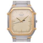 Yahoo! Yahoo!ショッピング(ヤフー ショッピング)☆良品【SEIKO】セイコー クレドール SS/GP 7771-5010 クォーツ メンズ U#105166