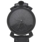 □ ☆良品【GaGa MILANO】ガガミラノ マヌアーレ48  5012.02S 手巻き メンズ U#105199