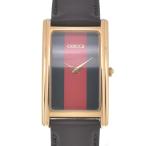 Yahoo! Yahoo!ショッピング(ヤフー ショッピング)【GUCCI】グッチ 2600M GP/レザー クォーツ メンズ X#105631