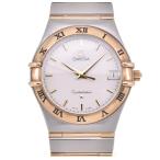 ☆美品【OMEGA】オメガ コンステレーション 1212.30 SS/K18YG クォーツ メンズ  ...
