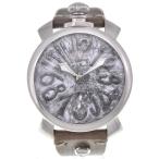 □ ☆美品【GaGa MILANO】ガガミラノ マヌアーレ48 5010 スモールセコンド 手巻き メンズ G#106450