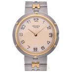 Yahoo! Yahoo!ショッピング(ヤフー ショッピング)☆訳あり【HERMES】エルメス オリンピア SS/GP クォーツ メンズ J#106454
