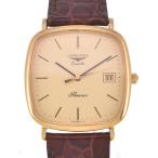 Yahoo! Yahoo!ショッピング(ヤフー ショッピング)☆良品【LONGINES】ロンジン プレザンス デイト GP/レザー クォーツ メンズ O#106842