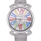 ☆良品【GaGa MILANO】ガガミラノ マニュアーレ46 スリム 5080.1 クォーツ メンズ O#107752
