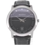 Yahoo! Yahoo!ショッピング(ヤフー ショッピング)△ 【GUCCI】グッチ 5600M デイト ステンレス/レザークォーツ メンズ E#109249