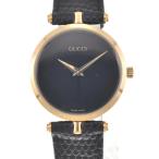 Yahoo! Yahoo!ショッピング(ヤフー ショッピング)☆良品【GUCCI】グッチ シェリーライン GP/レザー クォーツ メンズ O#110830