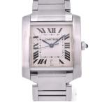 ☆良品【CARTIER】カルティエ タンクフランセーズ LM W51002Q3 自動巻き メンズ P ...