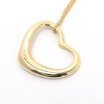 ティファニー TIFFANY&Co. オープンハート ネックレス K18YG レディース S#137435