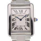 値下 カルティエ CARTIER W5200013 タンクソロ SM クォーツ レディース M#137588