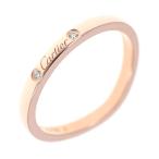 カルティエ CARTIER ウェディング バンドリング サイズ50/JP10 K18PG ダイヤモンド レディース S#138558