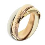 カルティエ CARTIER トリニティ 3連リング サイズ49/JP9 スリーカラ― レディース S#138580