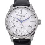 セイコー SEIKO SARW011 プレザージュ 琺瑯ダイアル パワーリザーブ デイト 自動巻き メンズ 箱・保証書付き G#139716